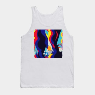 Multidimensional Swirls, Five Tank Top